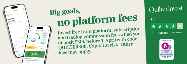 Quilter invest offer