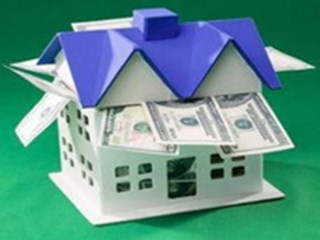 money notes coming out of house