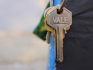 close up of keys