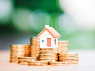 house on coins
