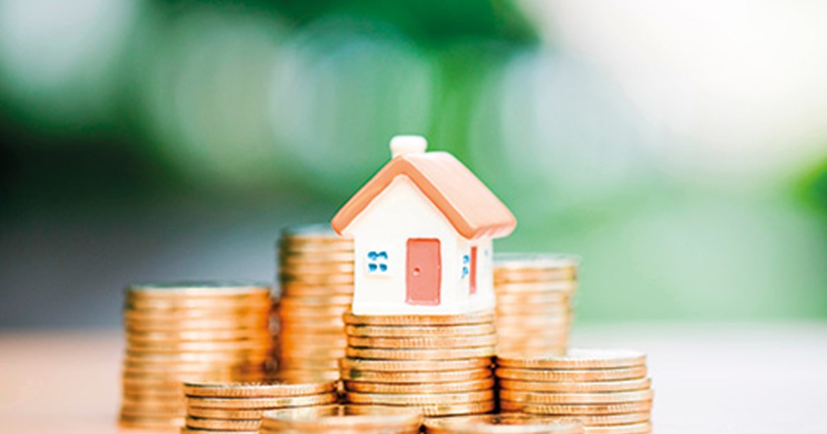 house on coins