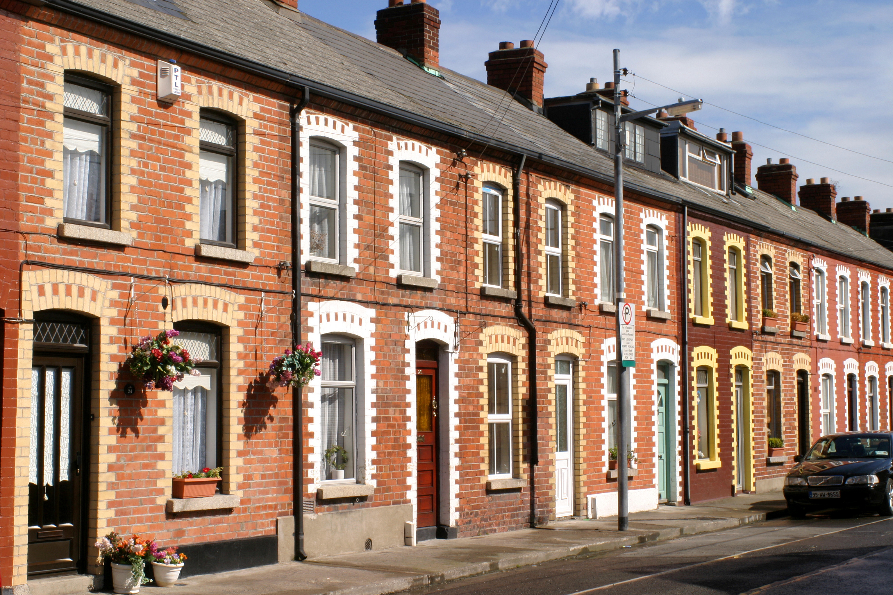 houses on a street
