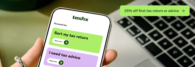 TaxFix banner