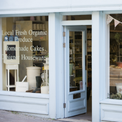 small local shop front