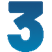 Number 3 icon
