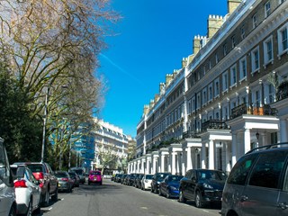 houses on a london street