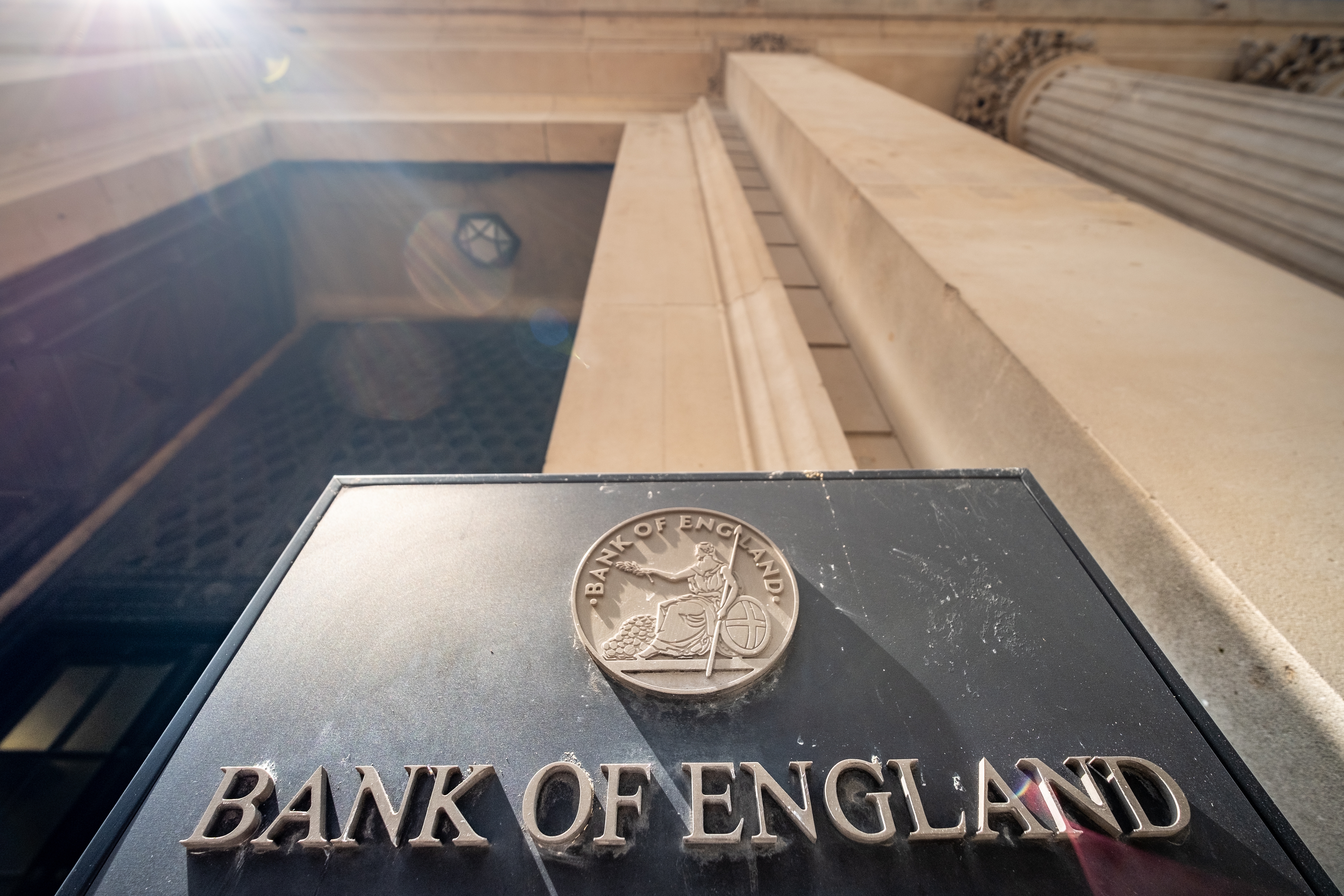 Bank of England sign