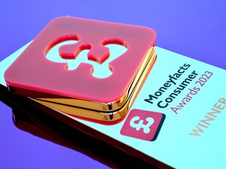 Moneyfacts Consumer Awards 2023 trophy