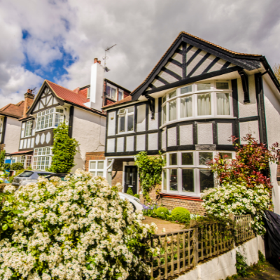 character house on the street