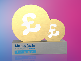 Moneyfactscompare.co.uk 2025 Awards Trophy Image