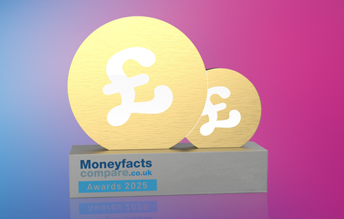 Moneyfactscompare.co.uk 2025 Awards Trophy Image