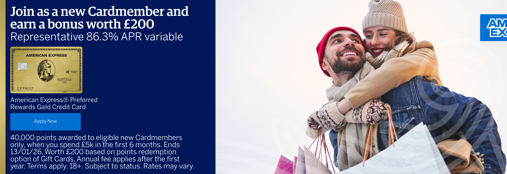 gold amex card offer