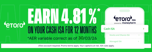 etoro easy cash isa