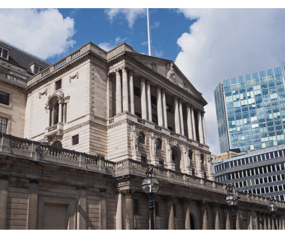 close up of the bank of England