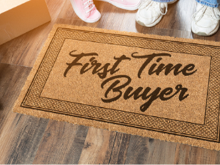 First Time Buyers door mat