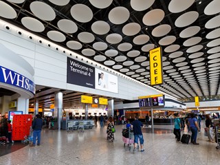 a terminal in an airport
