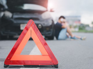 car that has been involved in an accident