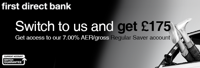 first direct current account incentive switching offer