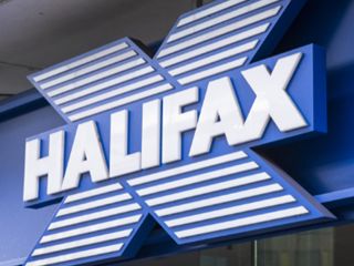 Close up of Halifax bank