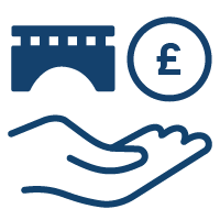 Bridging loan icon