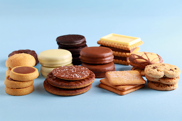 A selection of biscuits