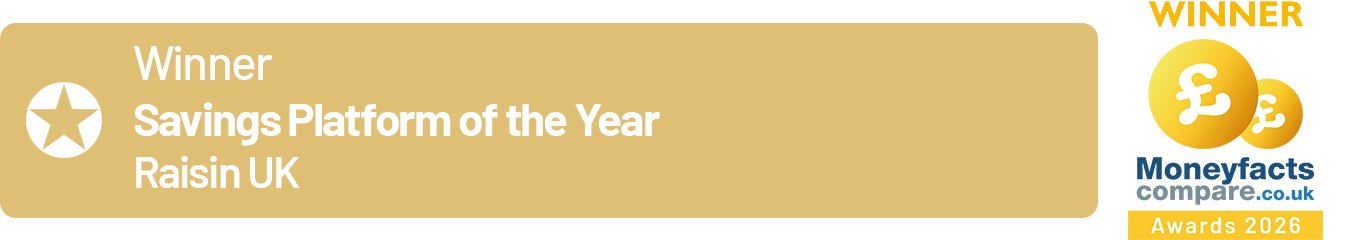 Savings Platform of the Year Winner - Raisin UK