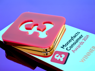 Moneyfacts Consumer Awards 2024 Trophy