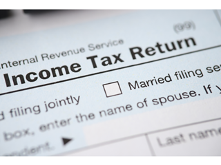 Income tax return document