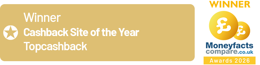 Cashback Site of the Year Winner - Topcashback