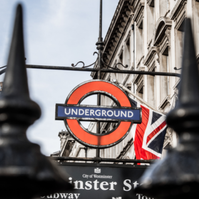 underground tube sign in london
