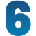 Number 6 icon