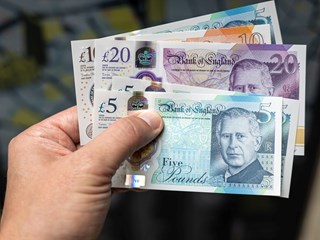 UK bank notes featuring King Charles