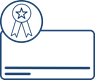 Reward and cashback credit card icon